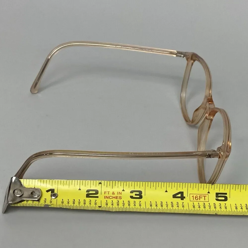 CHANEL 3282 c. 1681 Beige Crystal Eyeglass Frames 52 18 140 Italy Women’s